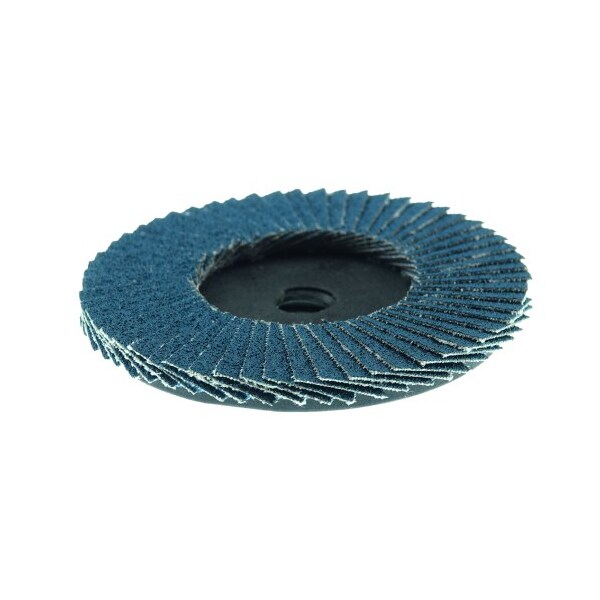 Weiler 3" BobCat Mini Abrasive Flap Disc, Flat (TY27), Type S Mount, 120Z 50916 - main